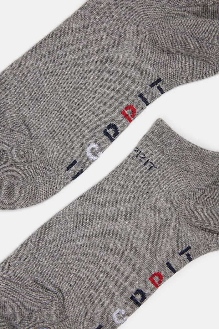 Sneakers-sokker med logo i pakke med 2 stk.