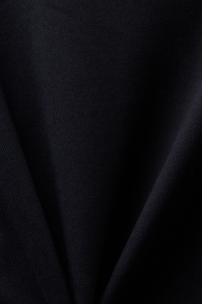 Oversized sweatkjole med hætte, BLACK, detail image number 6