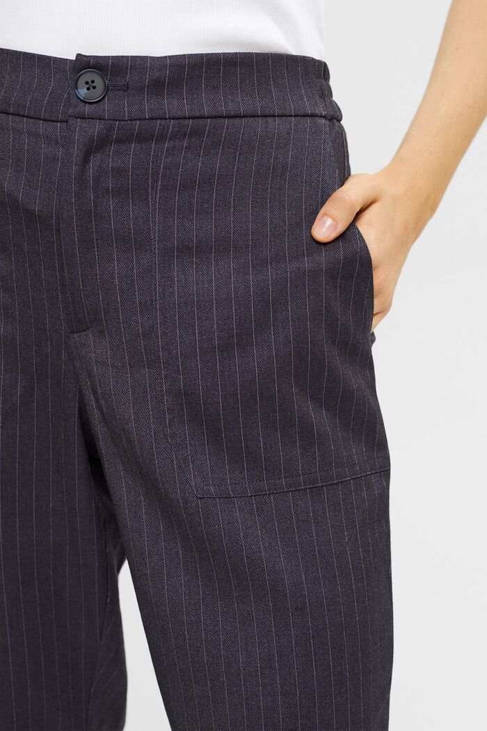 Bukser med nålestriber, NAVY, detail image number 0