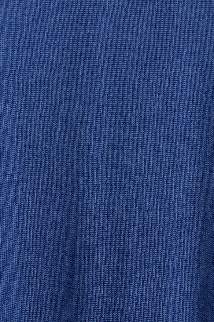Rullekravesweater i merinould, INK, detail image number 5