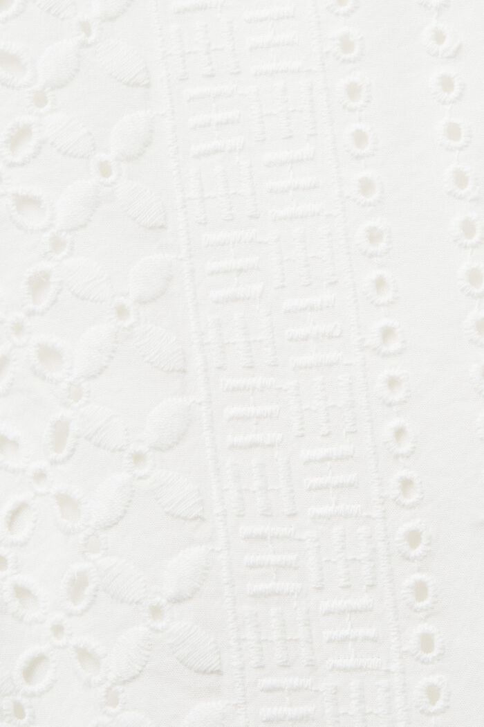 Broderet croptop, LENZING™ ECOVERO™, WHITE, detail image number 4