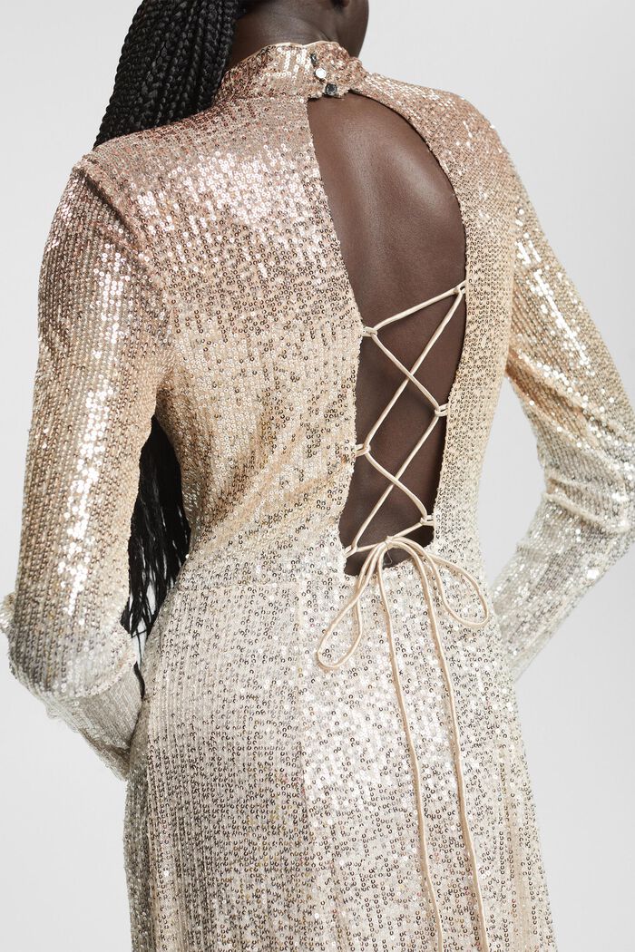 ESPRIT-Maxi-kjole med applikerede pailletter i onlinebutik