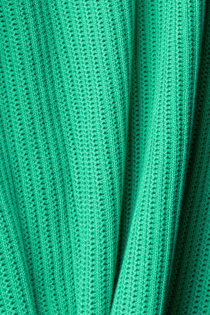 Pullover i ribstrik med stribede detaljer, LIGHT GREEN, detail image number 5