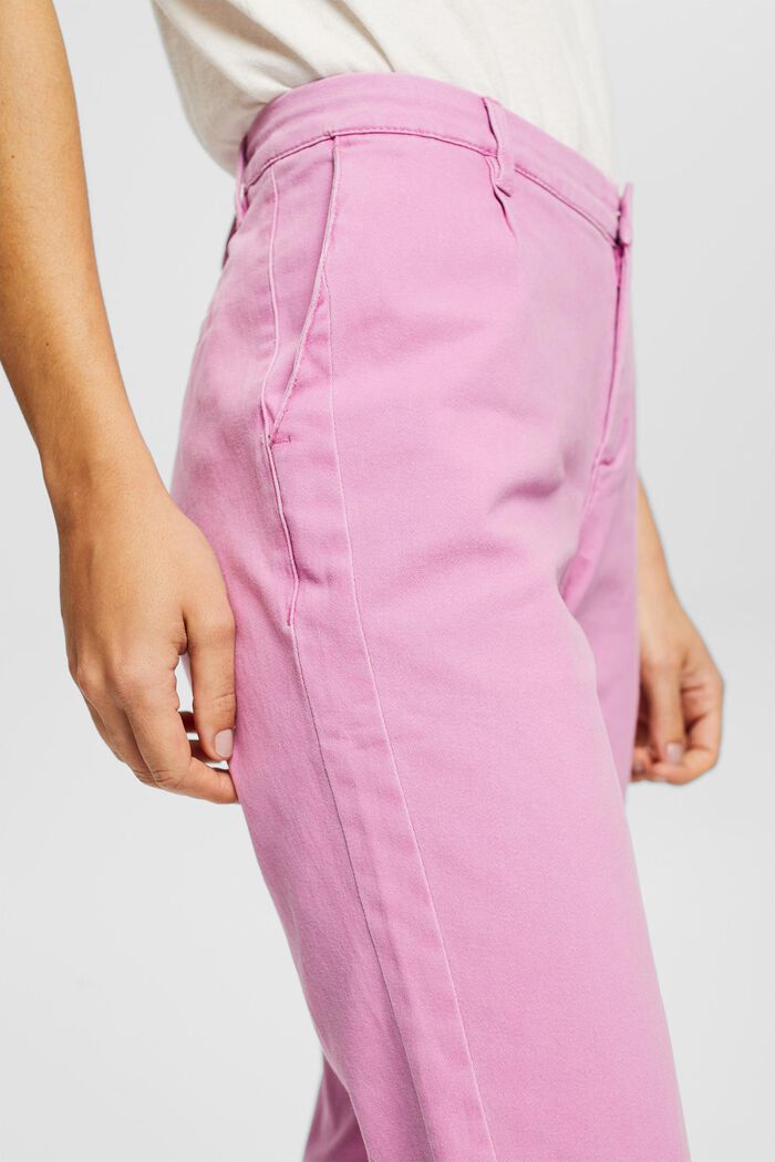 Chino i bomuld, PINK, detail image number 2