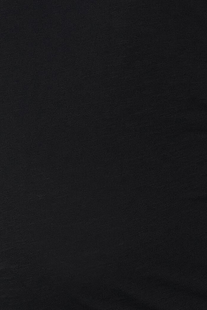 MATERNITY T-shirt med korte ærmer, DEEP BLACK, detail image number 3