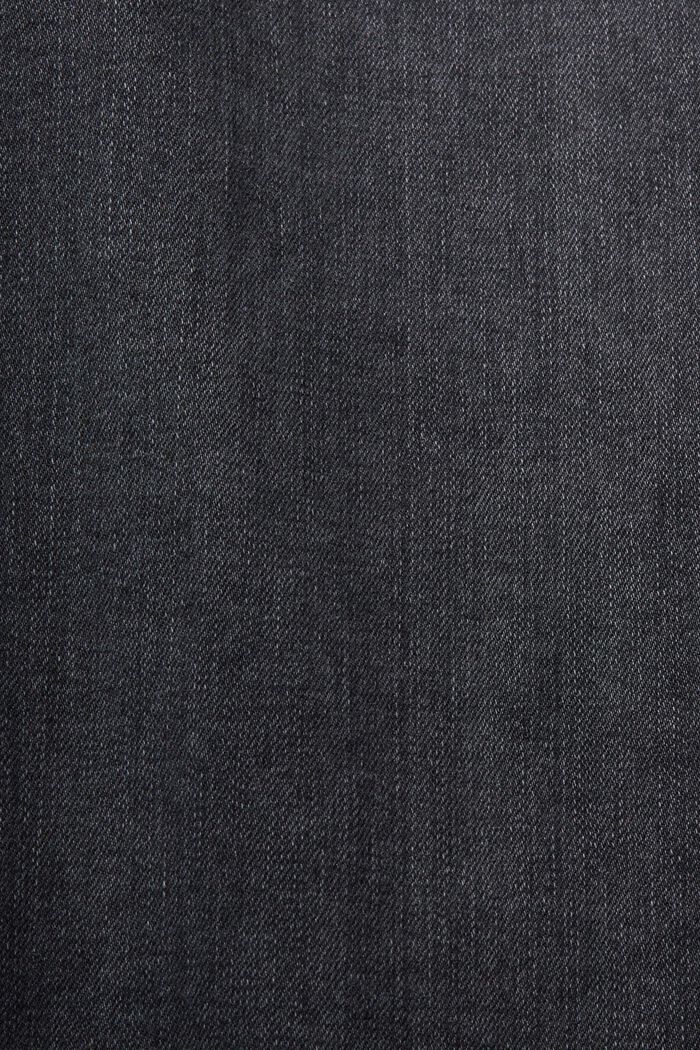 Jeans med høj talje og vide ben, BLACK MEDIUM WASHED, detail image number 5