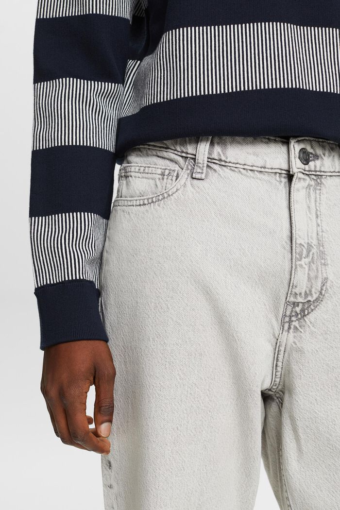 Relaxed retro-jeans med mellemhøj talje, GREY LIGHT WASHED, detail image number 4