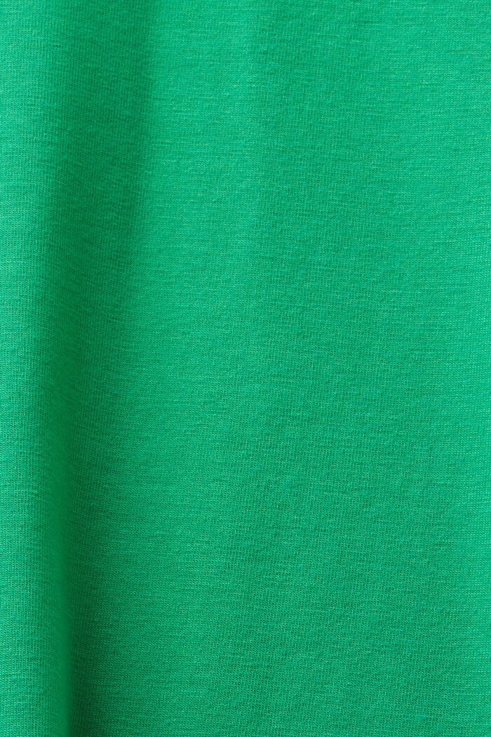 Langærmet jerseytop, GREEN, detail image number 6