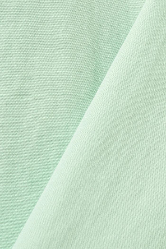 Slim fit-skjorte i bæredygtig bomuld, PASTEL GREEN, detail image number 4