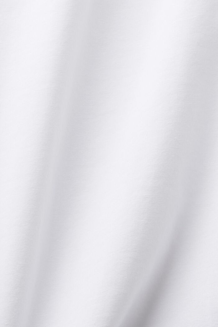T-shirt med bådudskæring, WHITE, detail image number 5
