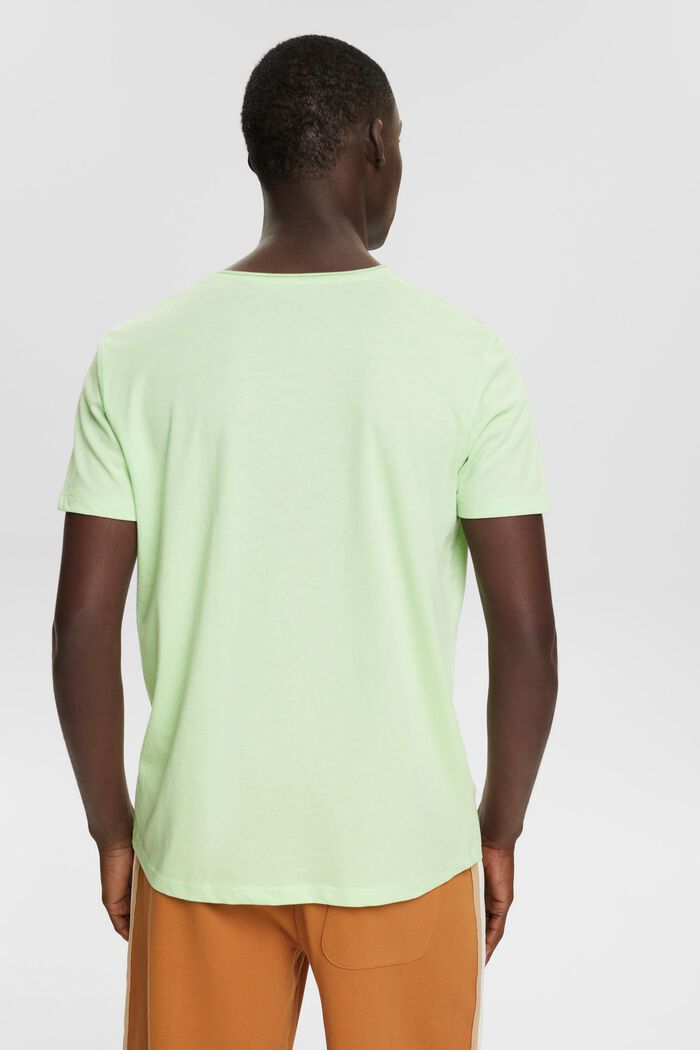 Genanvendte materialer: meleret T-shirt, CITRUS GREEN, detail image number 3
