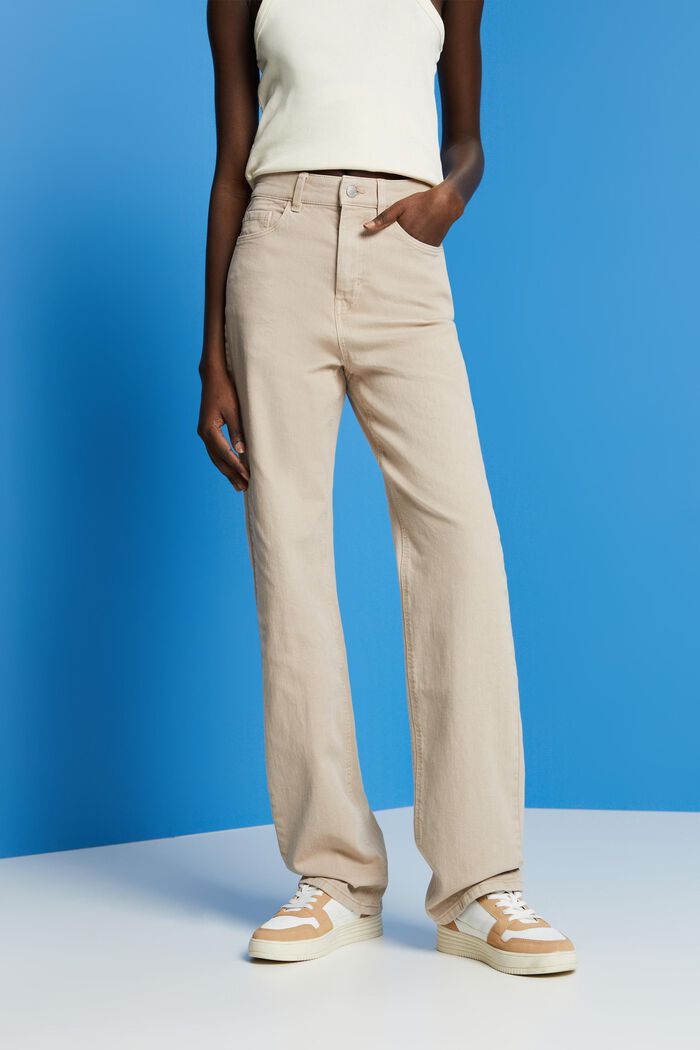vægt Uddrag blive imponeret ESPRIT-Bukser med høj talje og lige ben i vores onlinebutik
