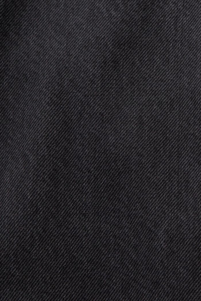 Lige jeans med mellemhøj talje, BLACK DARK WASHED, detail image number 5