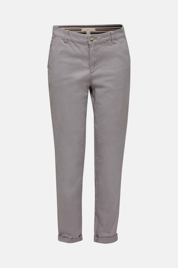 Stretch-chinos med lycra xtra life™, LIGHT GREY, overview