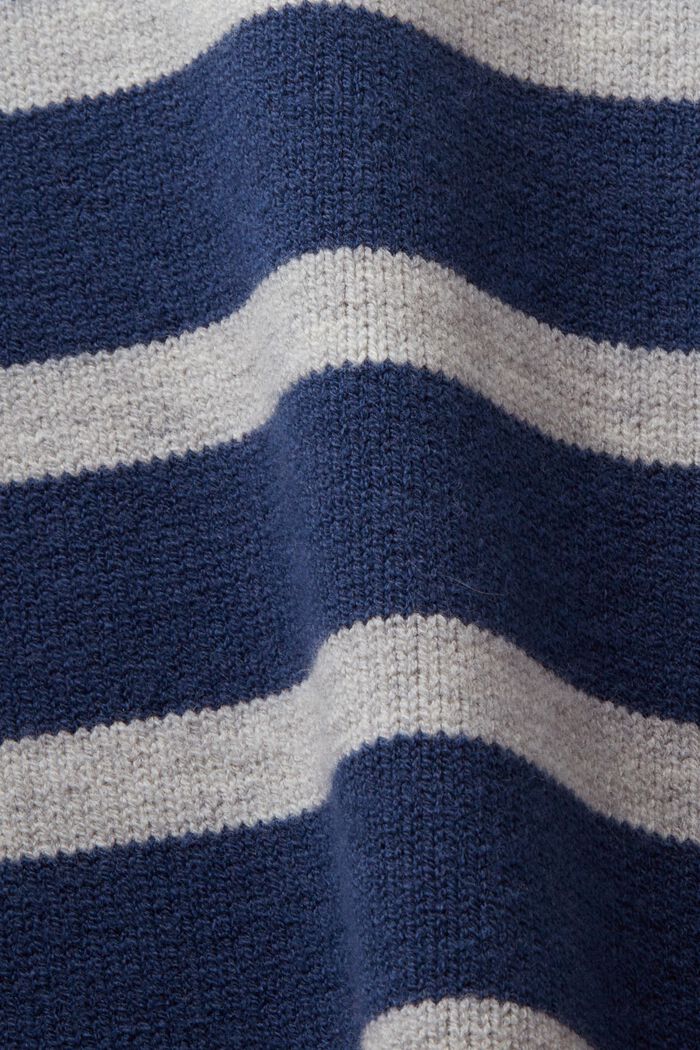 Sweater med rullekrave, GREY BLUE, detail image number 5