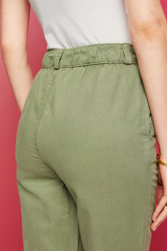 Cropped pull on-chinos, PALE KHAKI, detail image number 4