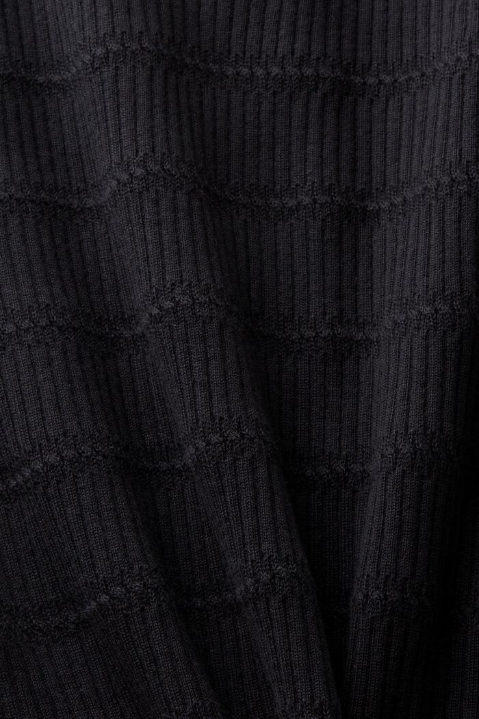 Sweater-tanktop med V-hals, BLACK, detail image number 4