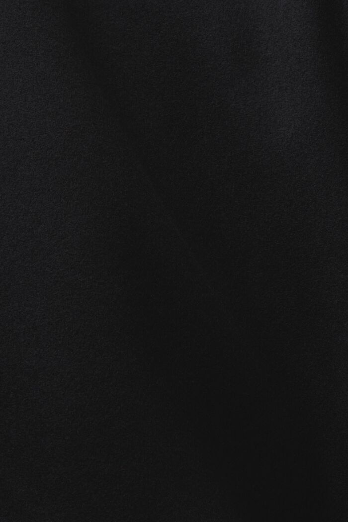 Varsity-jakke i uldmiks med applikeret logo, BLACK, detail image number 6