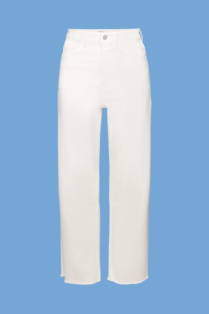 Bukser med høj talje og lige ben, LIGHT PINK, detail image number 6