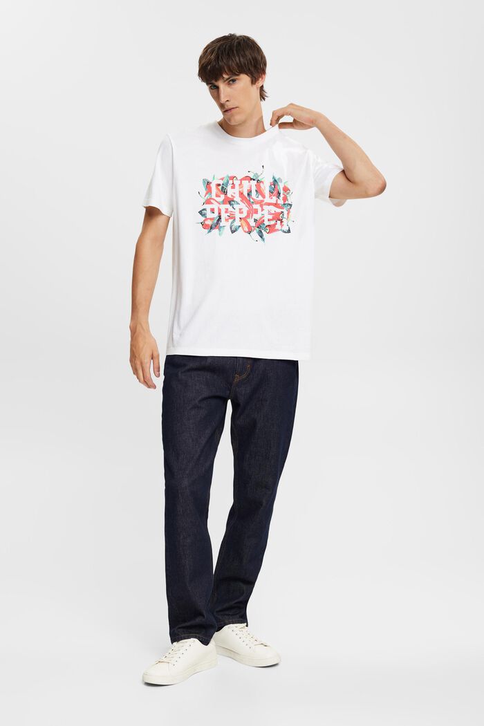 T-shirt med print, NEW WHITE, detail image number 2