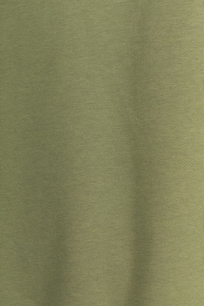 Unisex hættetrøje i fleece med logo, OLIVE, detail image number 4