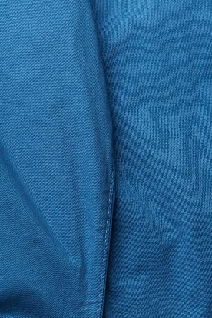 Korte bukser i økologisk bomuld, BLUE, detail image number 4