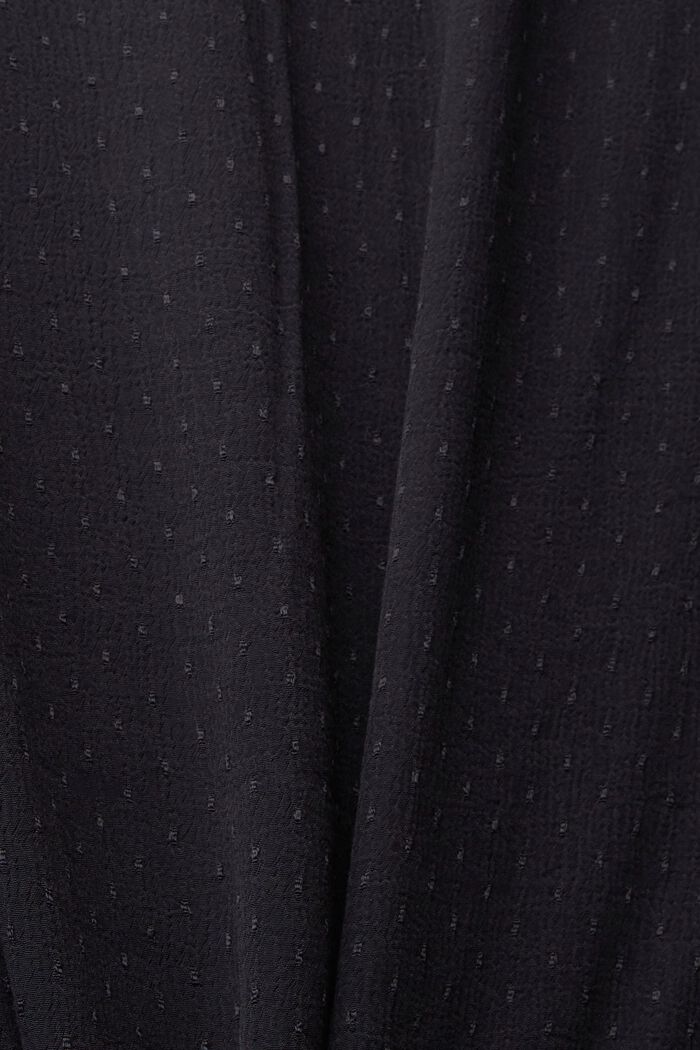 Bluse med flæseærmer, LENZING™ ECOVERO™, BLACK, detail image number 4