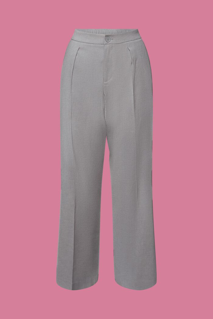 Bukser med slids og lynlås, LIGHT GREY, detail image number 6