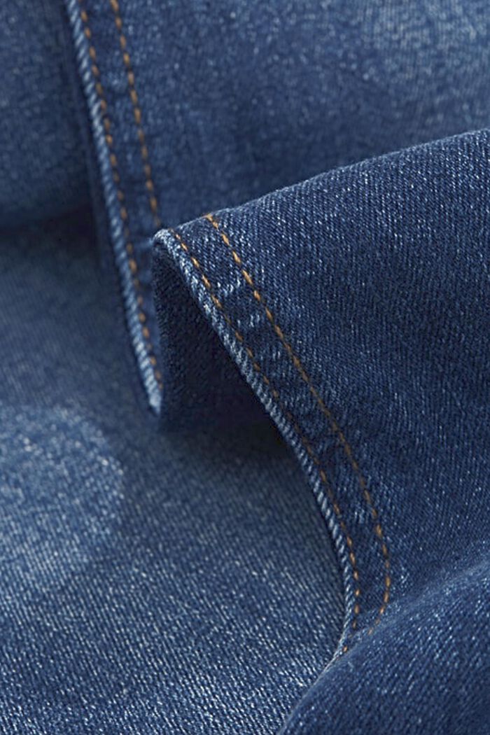 Superstretch-jeans med økologisk bomuld, BLUE DARK WASHED, detail image number 7