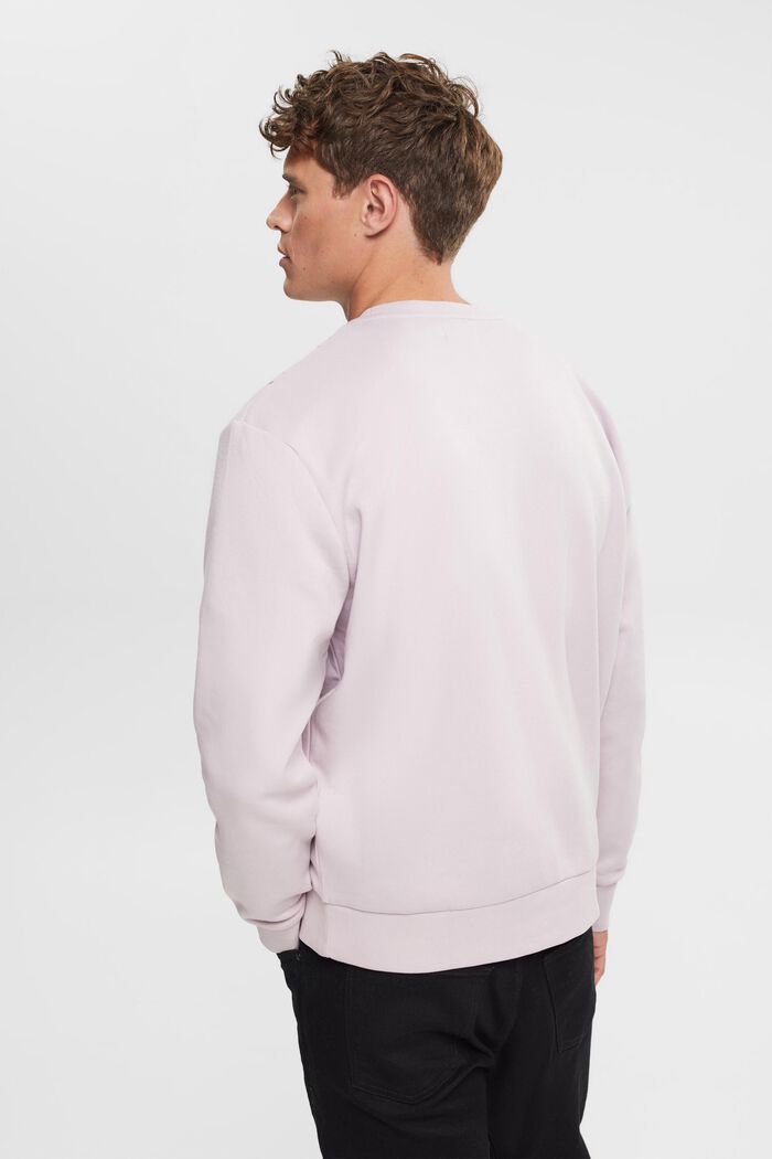 Sweatshirt med lynlåslomme, LAVENDER, detail image number 4