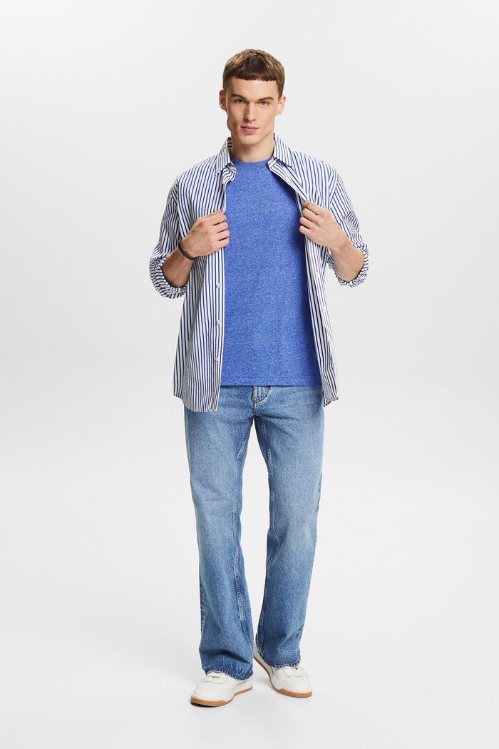 Melange-T-shirt, BRIGHT BLUE, detail image number 1