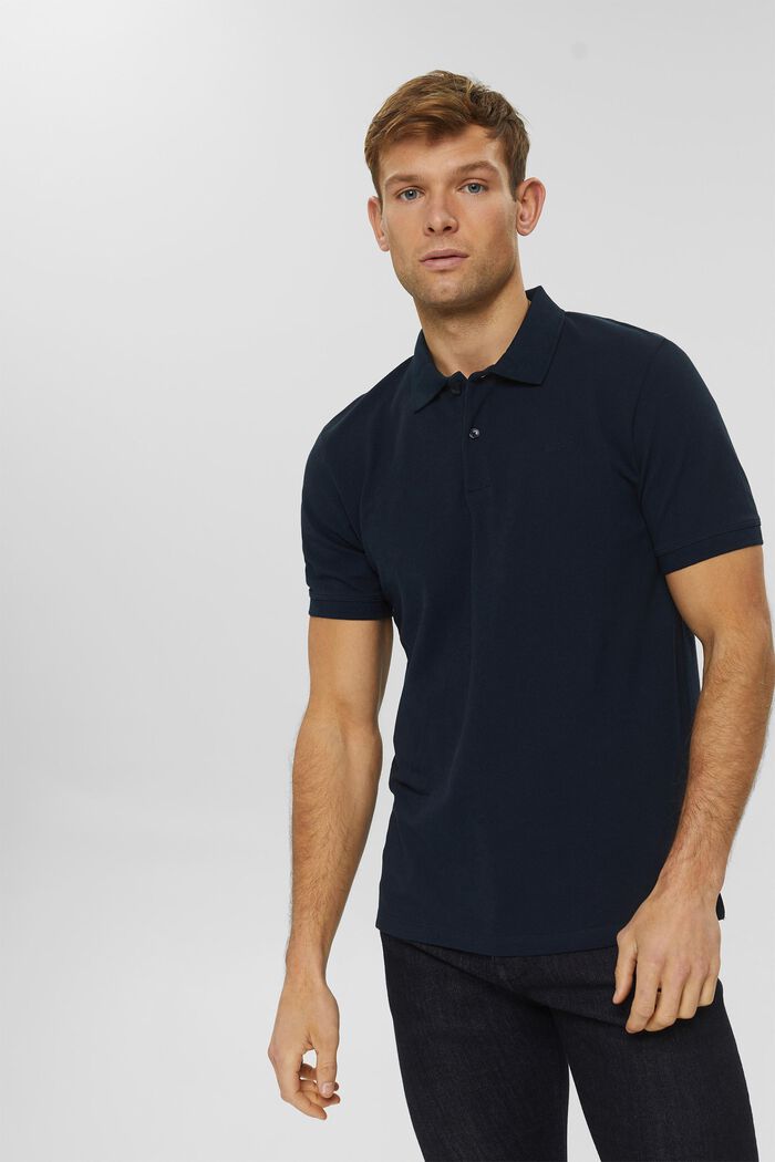 Poloshirt, NAVY, overview