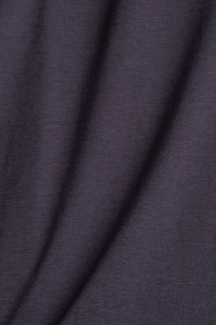 Med TENCEL™: Top med broderie anglaise, ANTHRACITE, detail image number 4