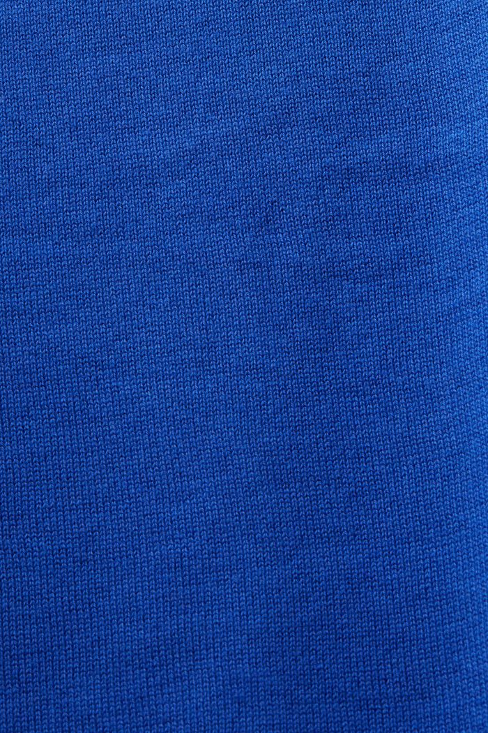 Sweater med bådudskæring, BRIGHT BLUE, detail image number 4