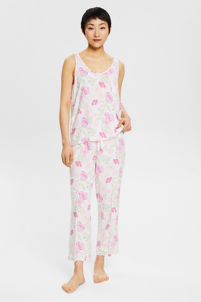 Pyjamas med blomstermønster, LENZING™ ECOVERO™