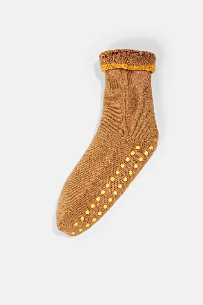 Bløde skridsikre sokker, uldmiks, DUNE, detail image number 0