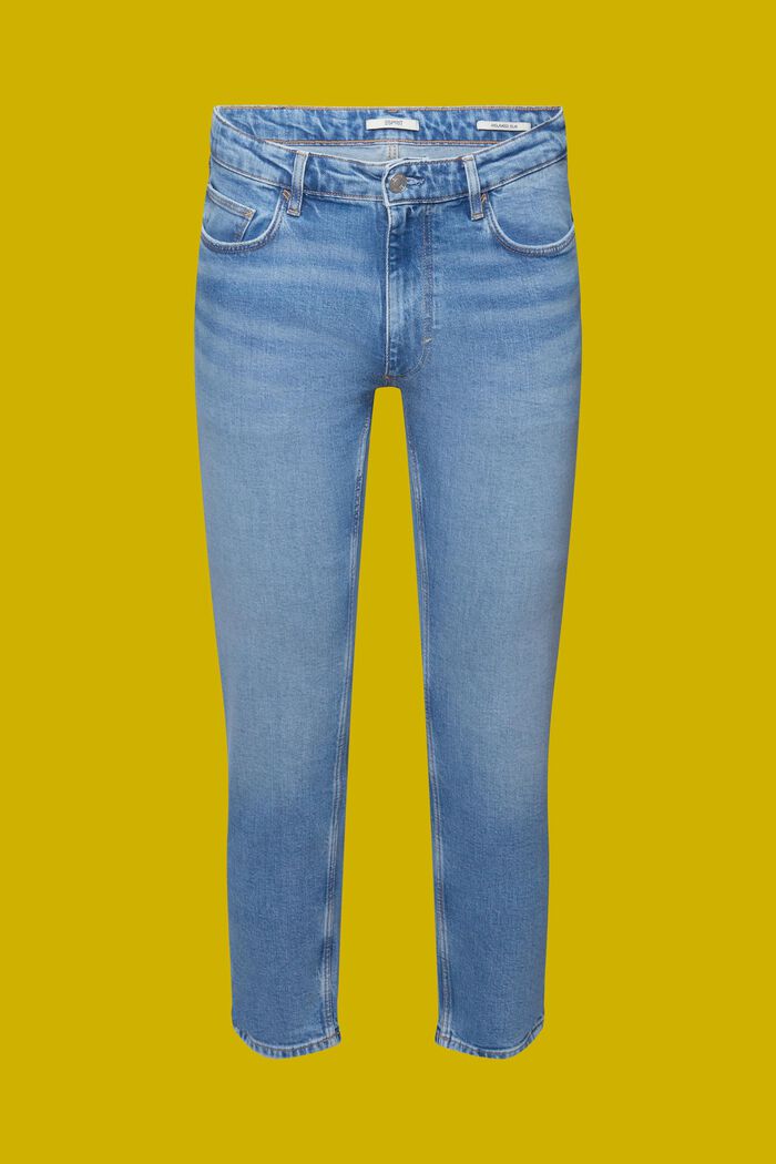 Jeans i en afslappet slim fit-pasform, BLUE MEDIUM WASHED, detail image number 6