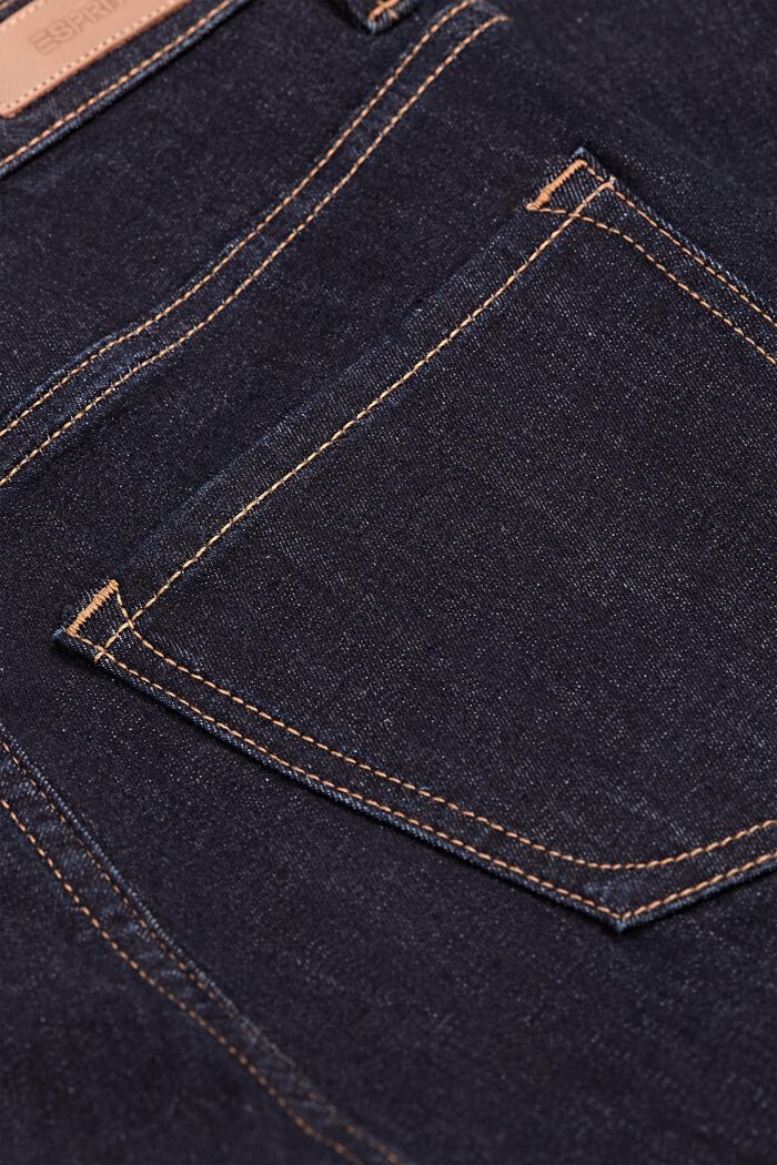 Genanvendte materialer: shaping-jeans med økologisk bomuld, BLUE RINSE, detail image number 4