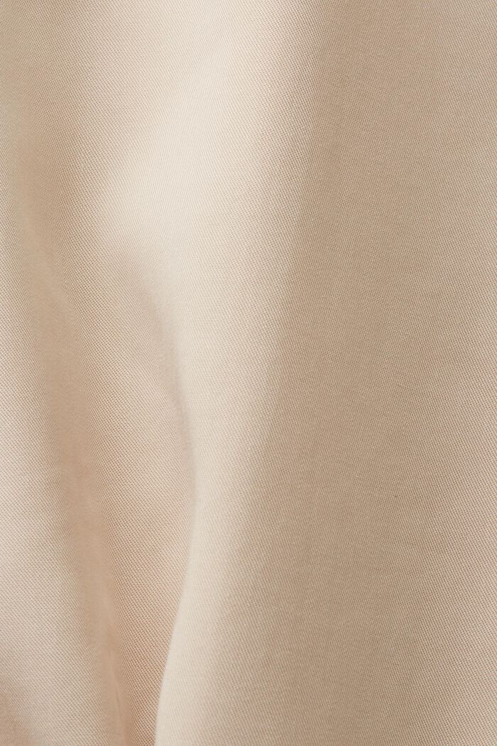 Skjorte i levende lyocell, LIGHT TAUPE, detail image number 5