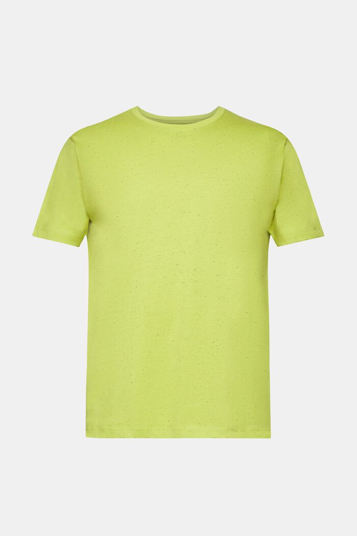 Nistret jersey-T-shirt, LEAF GREEN, detail image number 6