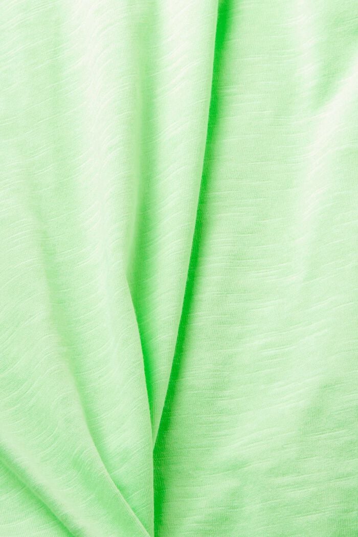 T-shirt i slub-bomuld, CITRUS GREEN, detail image number 5