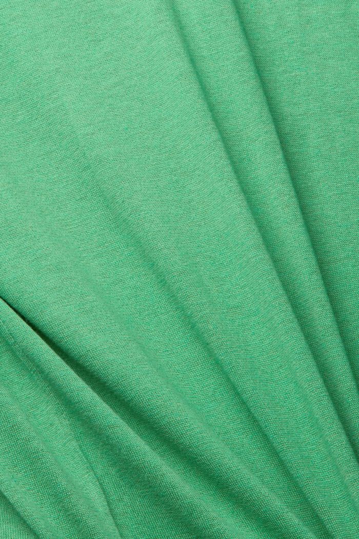 Med TENCEL™: langærmet poloskjorte, GREEN, detail image number 5