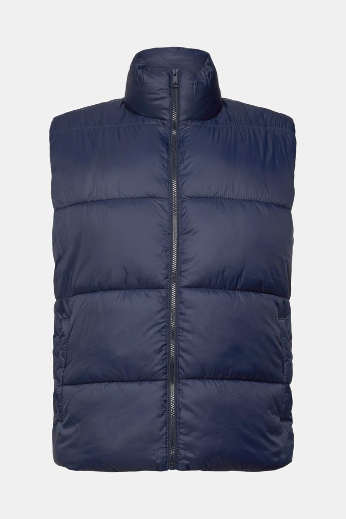 Quiltet vest, NAVY, detail image number 2
