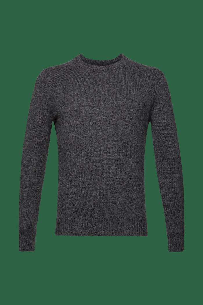 Sweater i kashmir, ANTHRACITE, detail image number 7