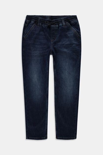 Jeans med elastisk linning