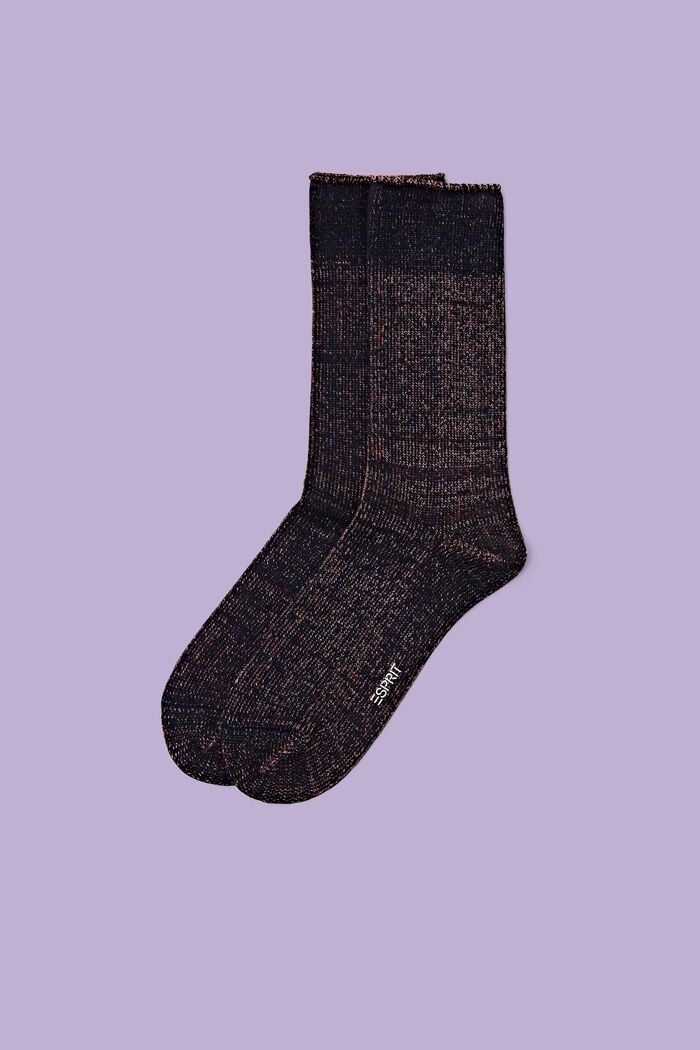 Chunky multifarvede sokker, SPACE BLUE, detail image number 0