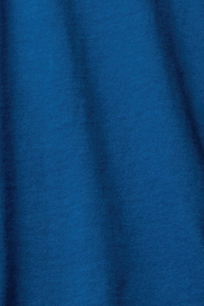 Henley top med lange ærmer, PETROL BLUE, detail image number 1