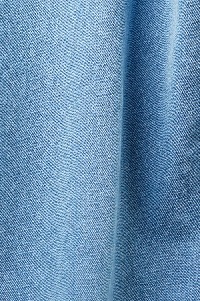 Denimskjorte med patchlomme, BLUE LIGHT WASHED, detail image number 6