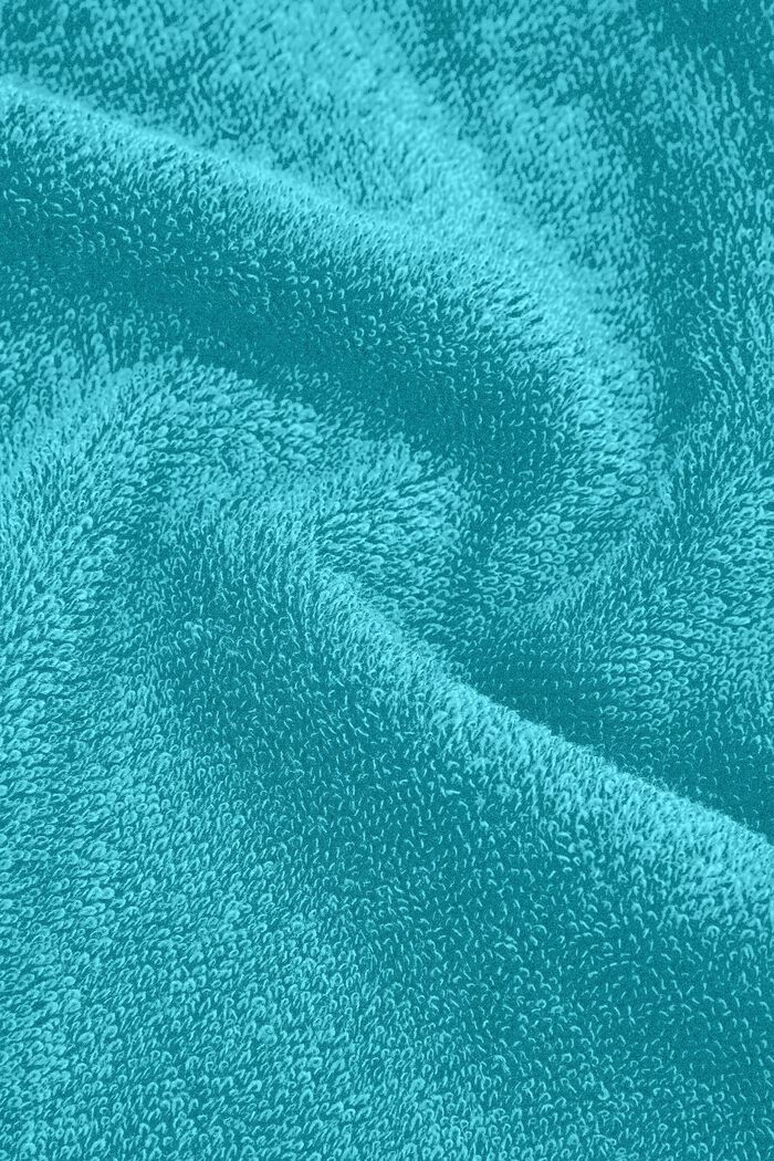 Med TENCEL™: Håndklædesæt af frotté med 3 stk., TURQUOISE, detail image number 1