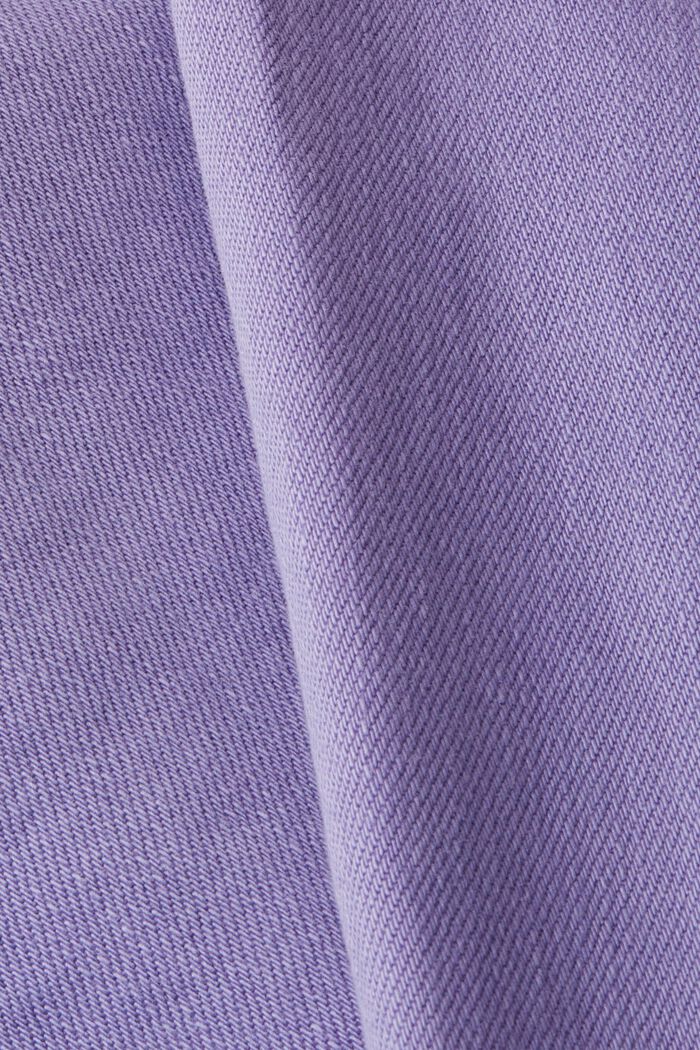 Cropped bukser med rå kant forneden, PURPLE, detail image number 5